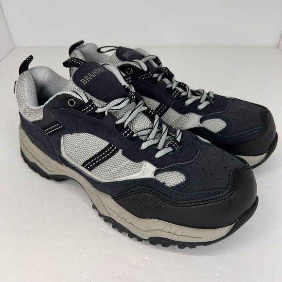 Brahma Womens 2540817 Amy Black Steel Toe Slip Resistant Size 7.5 Work Shoes - Picture 2 of 11